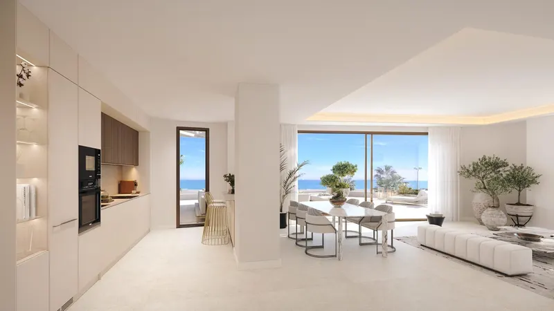 Residencias de lujo frente al mar en Málaga ciudad con vistas panorámicas al mar