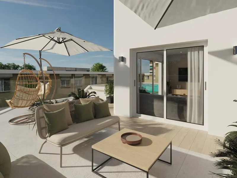 Apartamentos de nueva construcción cerca de la playa en el centro de Guardamar del Segura