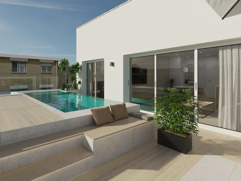 Apartamentos de nueva construcción cerca de la playa en el centro de Guardamar del Segura