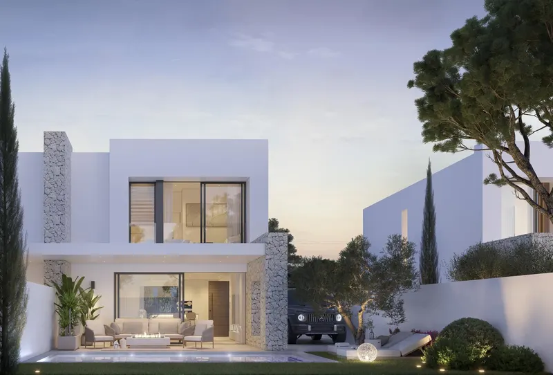 Contemporary Semi Detached Villas with Private Pool in Alhaurin de la Torre, Malaga