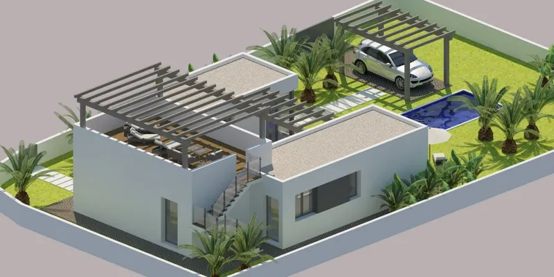 VILLAS MODERNAS DE OBRA NUEVA EN BENIJOFAR