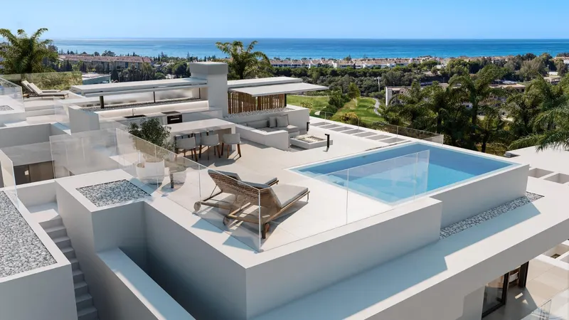 New Build Homes in Marbella East with Sea and Golf Views