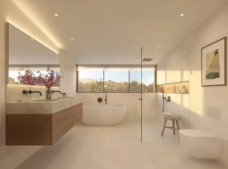 Apartamentos boutique de nueva construcción con vistas al mar en Torremuelle, Benalmádena