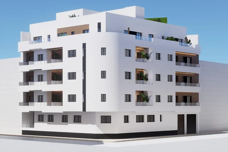 Apartamentos de nueva construcción en el centro de Torrevieja, cerca de Playa del Cura