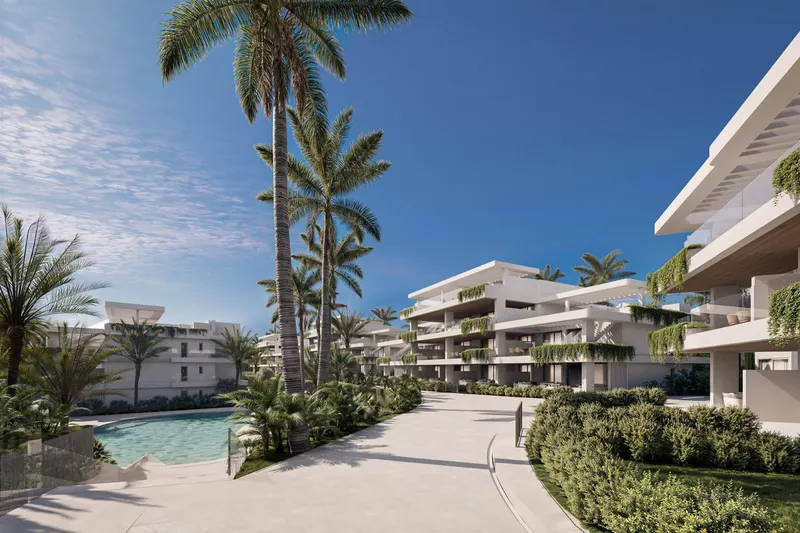 Luxury New Build Apartments in Estepona Just 400 m from the Beach