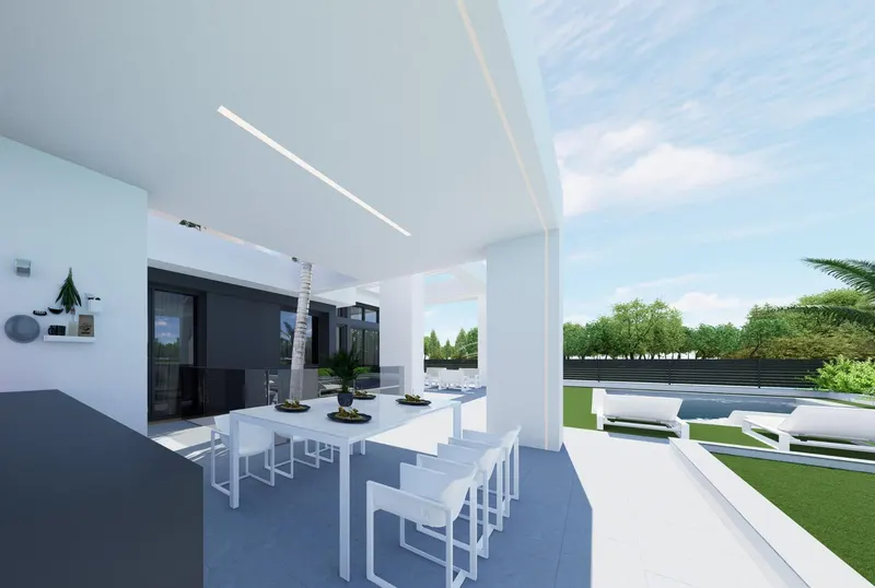 Frontline Lake Luxury Villa in Santa Rosalia Lake and Life Resort Murcia