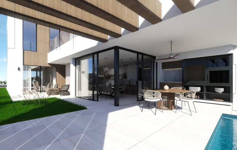 Exclusivas villas adosadas en primera línea de lago en Santa Rosalia Lake and Life Resort