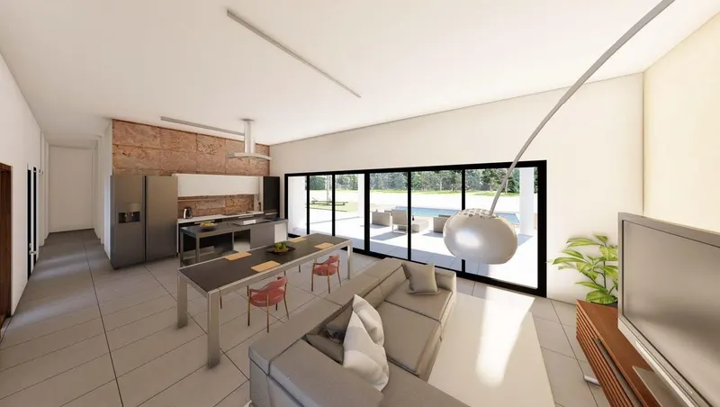 Moderna villa de nueva construcción en una gran parcela rústica cerca de Pinoso