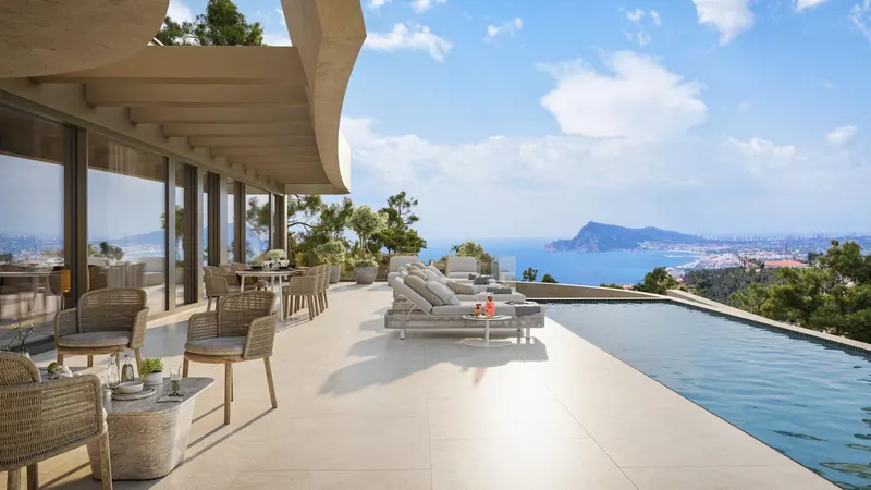Villa de lujo contemporánea con vistas panorámicas al mar en Altea Hills, Costa Blanca Norte
