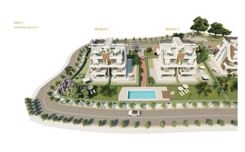 Apartamentos de Obra Nueva en Hacienda del Álamo Golf Resort, Murcia