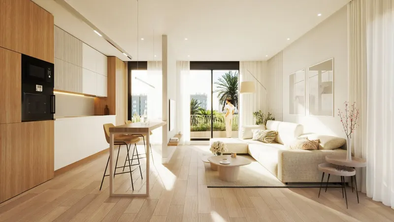 Apartamentos de nueva construcción de estilo contemporáneo en Málaga con servicios de primera calidad y diseño sostenible