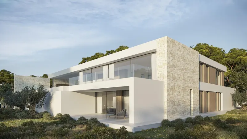 Luksusowe, nowo wybudowane wille na sprzedaż w Moraira-Teulada w pobliżu morza