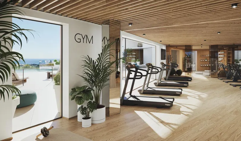 Apartamentos de lujo de nueva construcción en Cerrado del Águila Golf, Mijas, con vistas al mar y al campo de golf