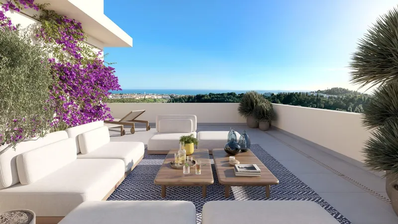 Nowe apartamenty z rozległym widokiem w Mijas Costa – Costa del Sol