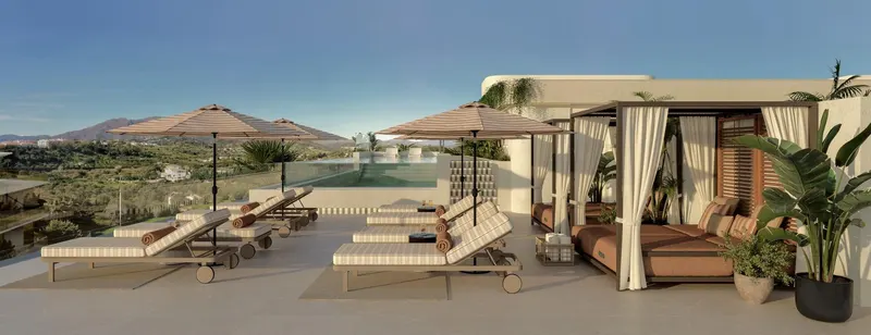 Apartamentos de lujo de nueva construcción a 100 metros de la playa en Estepona
