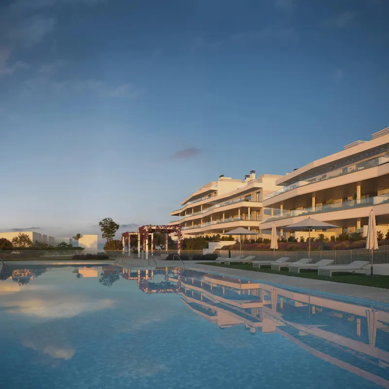 Nowe apartamenty z widokiem na morze w pobliżu parku Selwo, Estepona