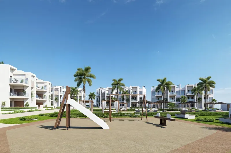 New Build Resort Apartments at La Serena Golf-Los Alcazares Near the Beach
