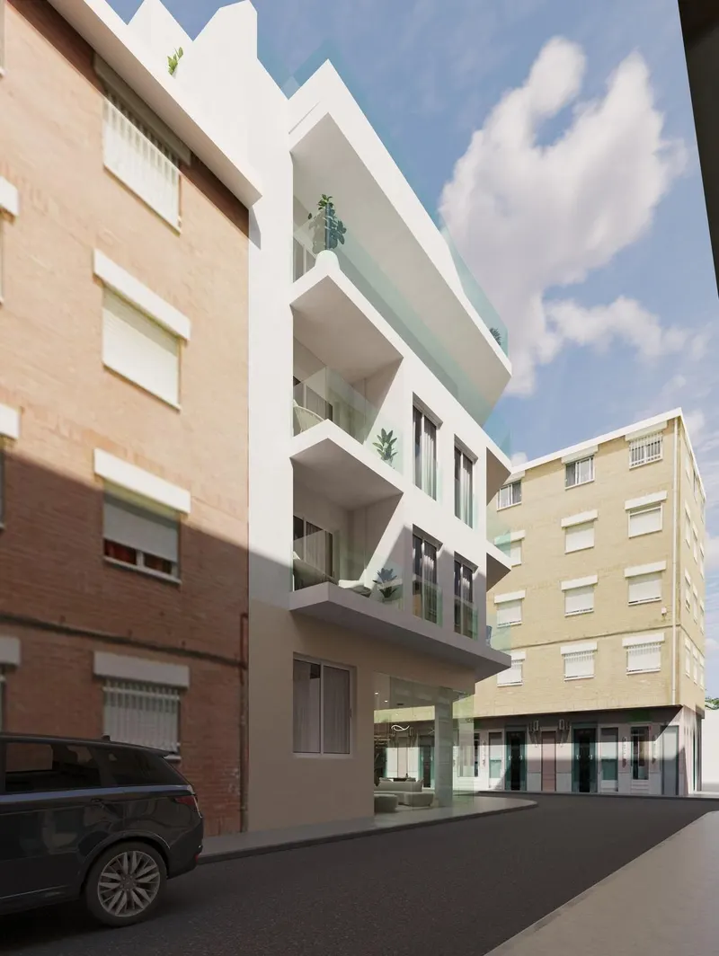 Apartamentos de nueva construcción cerca de la playa en el centro de Guardamar del Segura