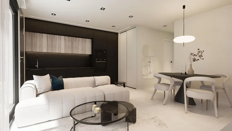 Nowe bungalowy z ogrodem lub solarium w pobliżu plaży w Pilar de la Horadada