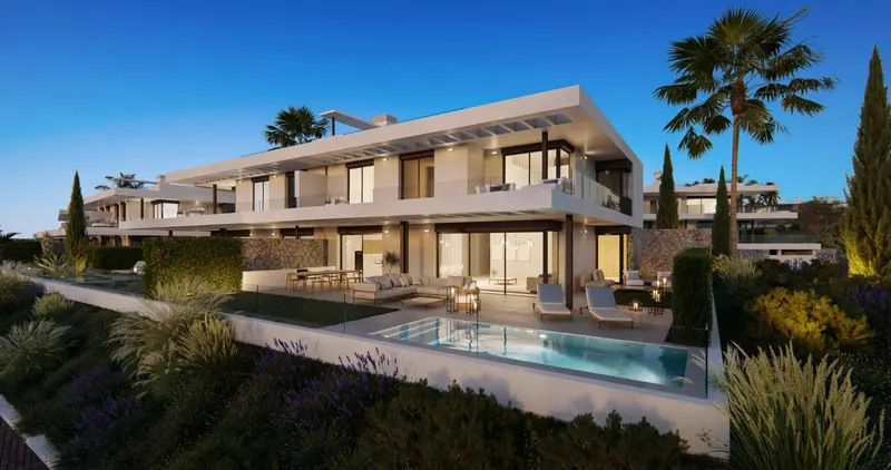 New Build Homes in Marbella East with Sea and Golf Views