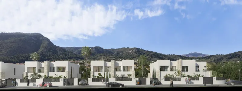Nowoczesne wille bliźniacze z prywatnym basenem w Alhaurin de la Torre, Malaga