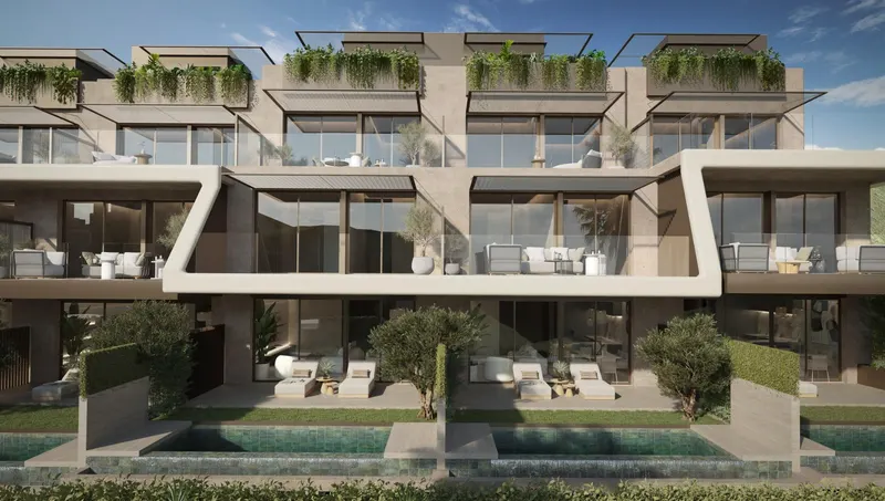 Luxury Contemporary Townhouses with Private Pool in Elviria Hills, Marbella East