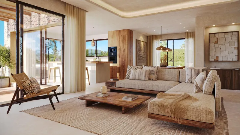 Villa de nueva construcción estilo Ibiza con características de lujo en Jávea
