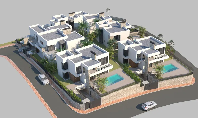 Ekskluzywne nowe wille na sprzedaż w Las Farolas, Mijas Costa