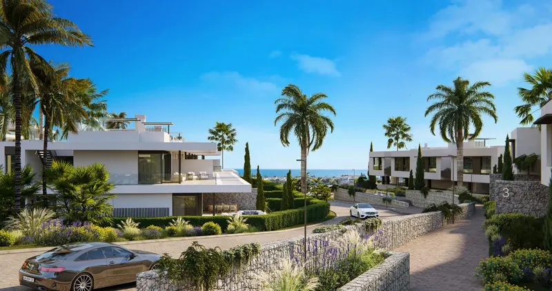 New Build Homes in Marbella East with Sea and Golf Views