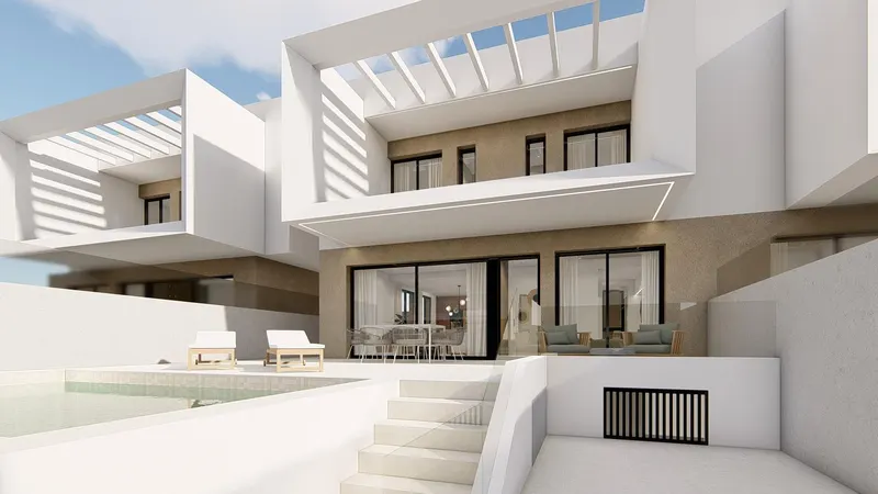 New Build Semi-Detached and Terraced Villas in Dolores, Alicante