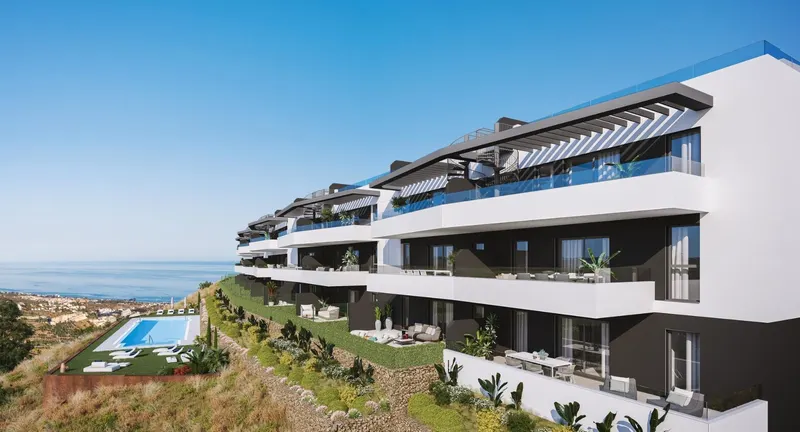 EKSKLUZYWNE DOMY Z WIDOKIEM NA MORZE NA WYBRZEŻU COSTA DEL SOL