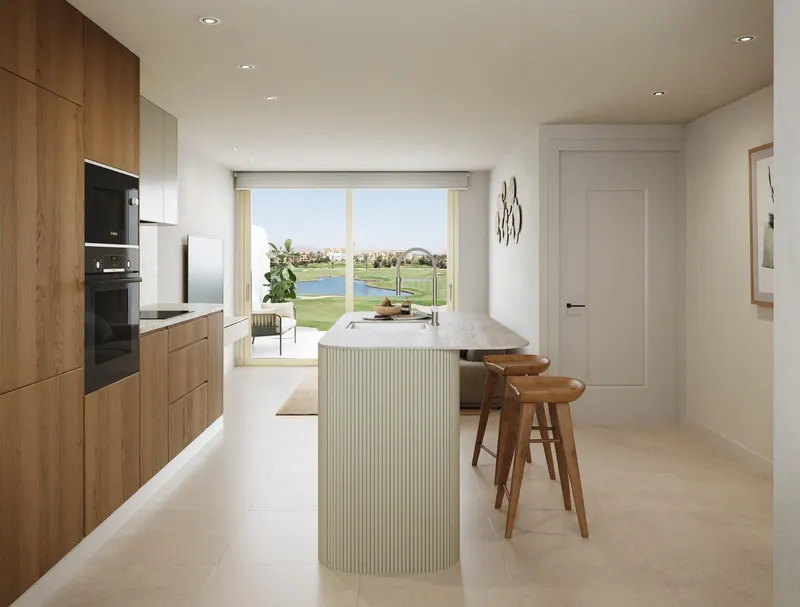 Complejo residencial de nueva construcción en Los Alcázares, en primera línea del campo de golf Serena