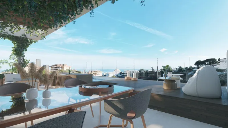 Luxurious New Build Townhouses with Sea Views in El Higuerón, Costa del Sol