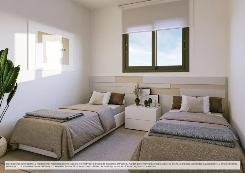 Apartamentos de nueva construcción en venta en Finestrat con vistas al mar y servicios al estilo de un complejo turístico