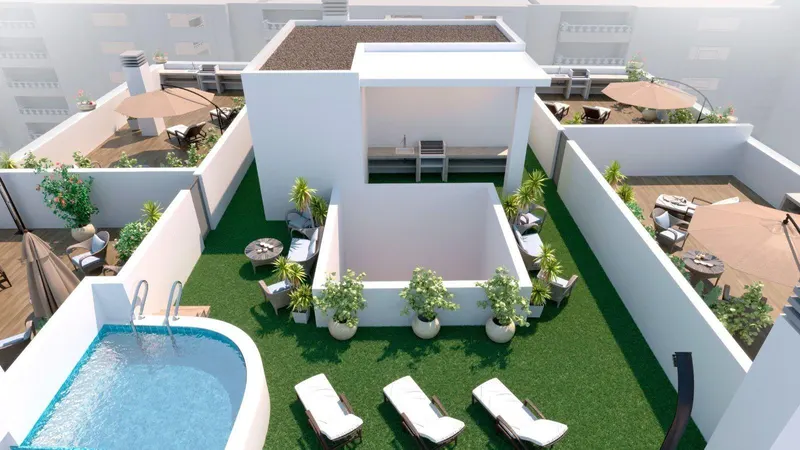 Modernos apartamentos de nueva construcción en el centro de Torrevieja, Costa Blanca