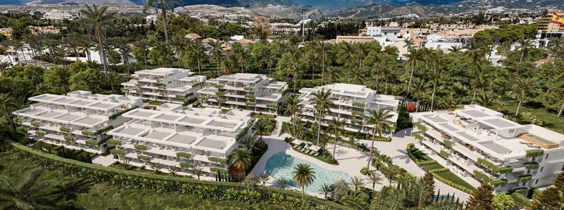 Apartamentos de lujo de nueva construcción en Estepona, a solo 400 m de la playa