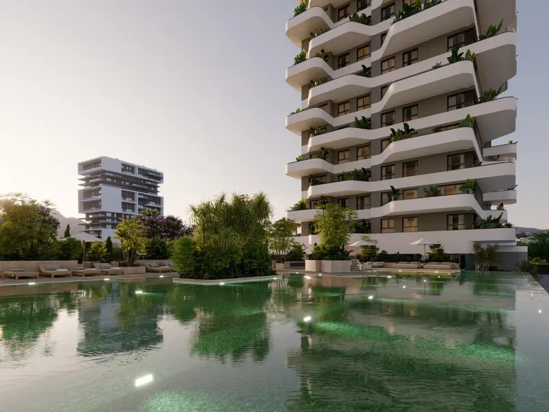 Nowoczesne domy w Calpe, zaledwie 450 m od plaży Playa del Cantal Roig
