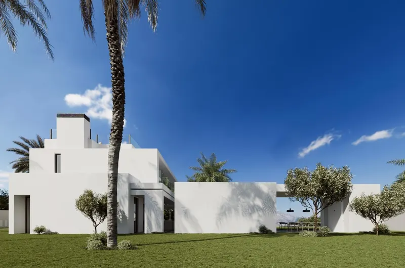 Vida de lujo en Cascada de Camoján, Marbella: Un refugio de privacidad y elegancia.