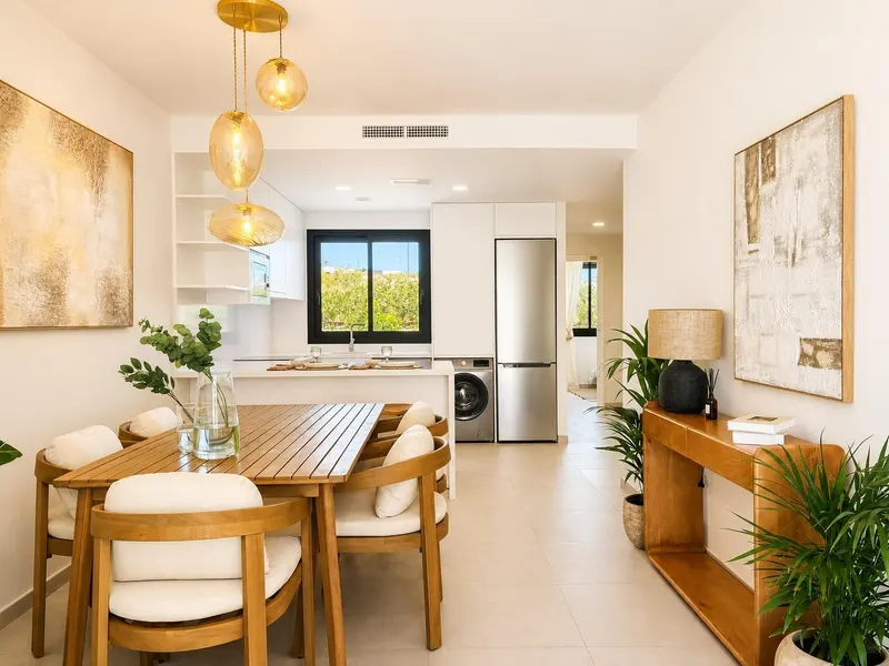 New Build Key Ready Townhouses and Semi Detached Villas in Altaona Golf Resort Murcia