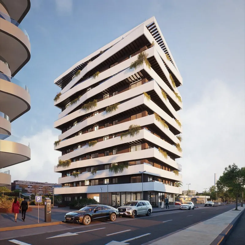 Modern New Build Apartments on the Beachfront in Malaga