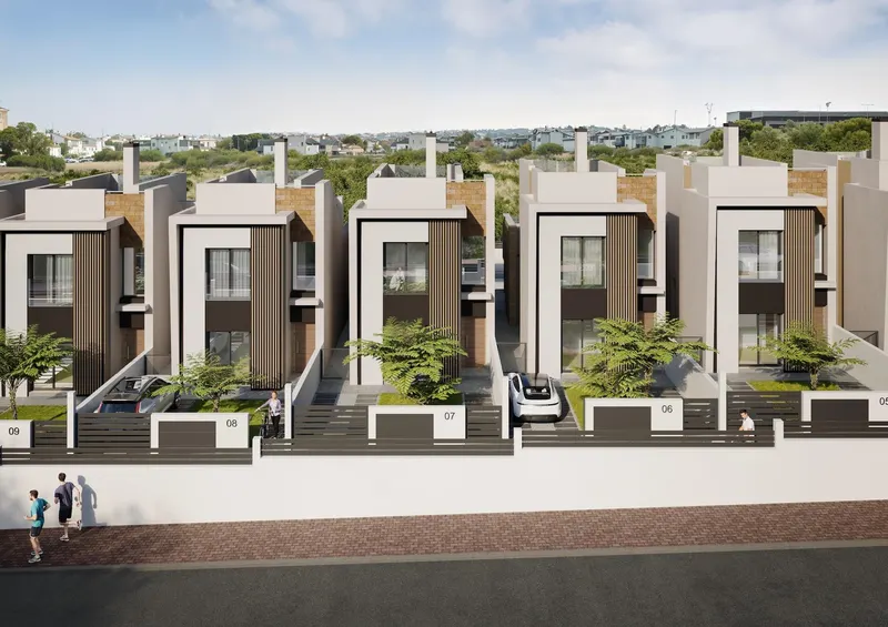 Nuevas viviendas de estilo escandinavo en Aguas Nuevas, Torrevieja
