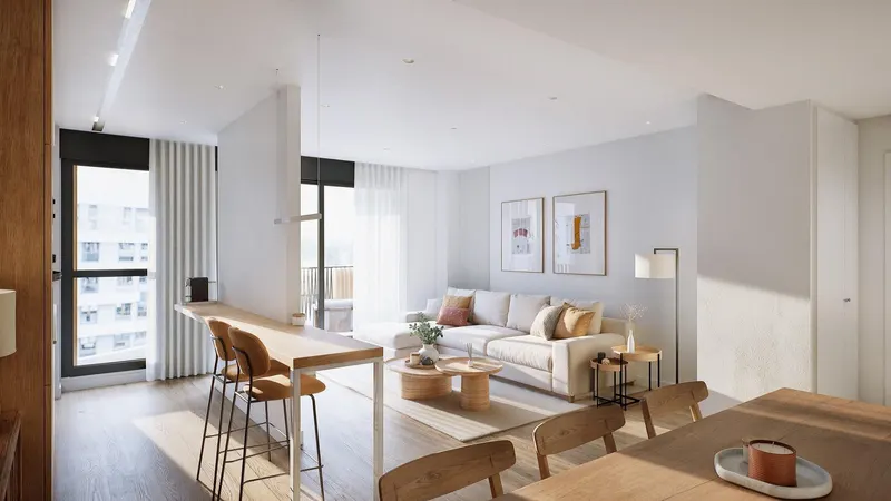 Apartamentos de nueva construcción de estilo contemporáneo en Málaga con servicios de primera calidad y diseño sostenible