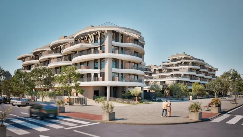 Apartamentos de nueva construcción de estilo contemporáneo en Málaga con servicios de primera calidad y diseño sostenible