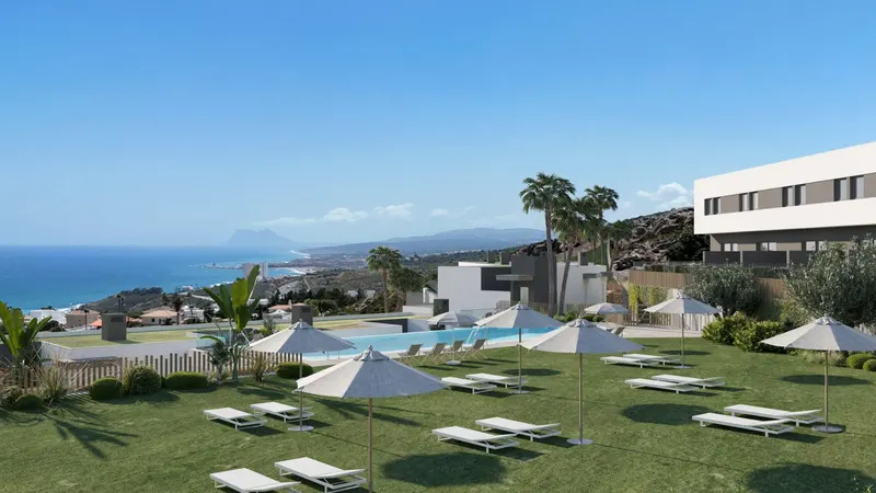 Adosados de nueva construcción con impresionantes vistas al mar en Manilva