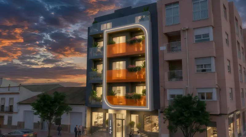 Apartamentos de nueva construcción a 600 metros de la playa en Guardamar del Segura