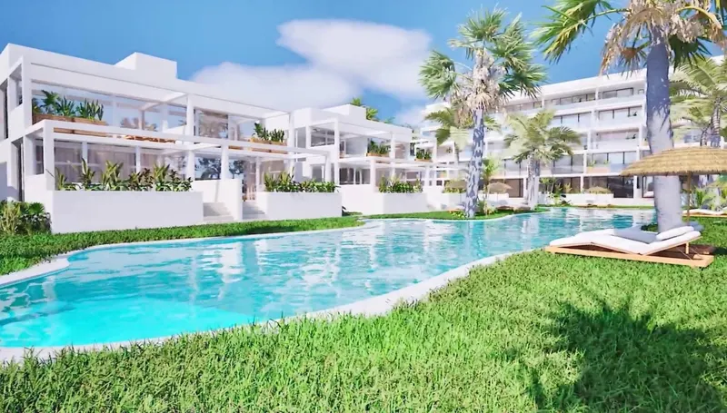 Bungalows de nueva construcción en venta en Mar de Cristal, cerca de la playa