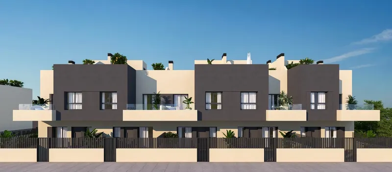 New Build 4 Bedroom Townhouses in Torre del Mar Just 800 m from the Beach