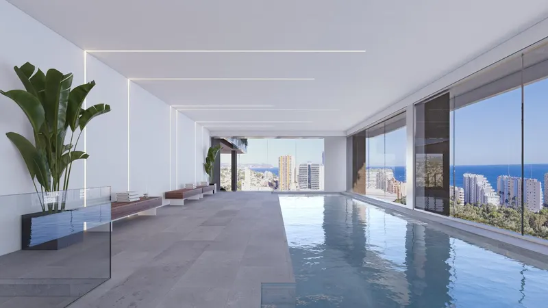 Luksusowe apartamenty z widokiem na morze w Calpe na Costa Blanca