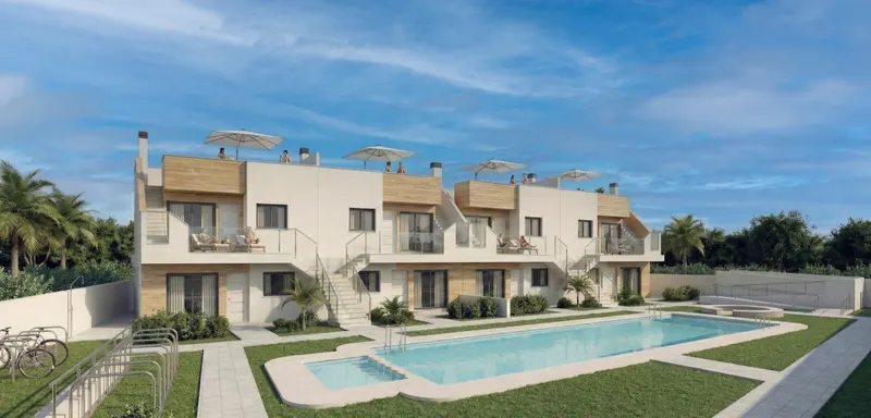 Modernos apartamentos y áticos con solárium en San Javier, cerca del Mar Menor