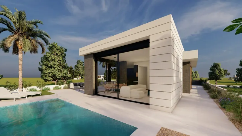 NEW BUILD VILLAS IN PILAR DE LA HORADADA ON THE GOLF COURSE
